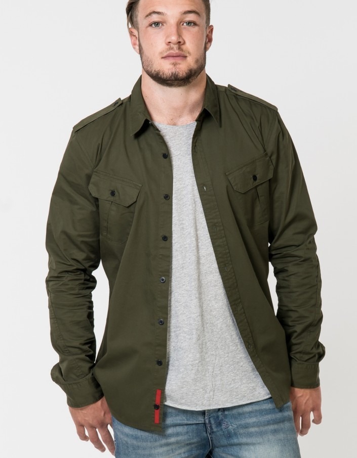 Dress Shirt Front Placket - Image 4