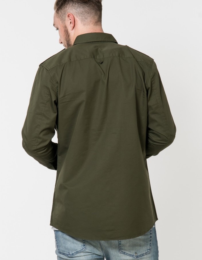Dress Shirt Front Placket - Image 3