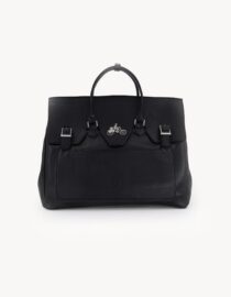 Shop Black Leather Duffle Bag for Men