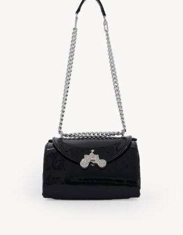 Buy Black Leather Shoulder Bag - DKSB - 01