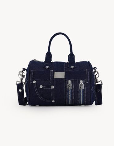 Shop Blue Denim Mini Duffelbag- DKDB - 04