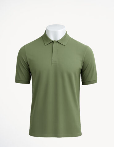 Buy Olive Green Short Sleeve Polo Shirt – DK-Shirt 06