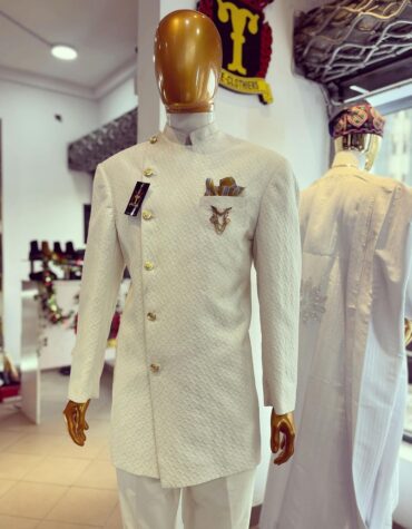 IVORY CEREMONIAL KAFTAN