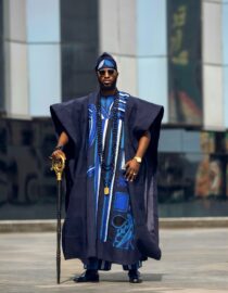 Shop Navy Blue Regal Sapphire Agbada Set